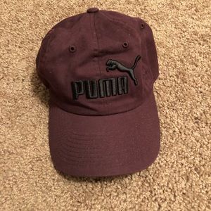 Burgundy Puma Hat